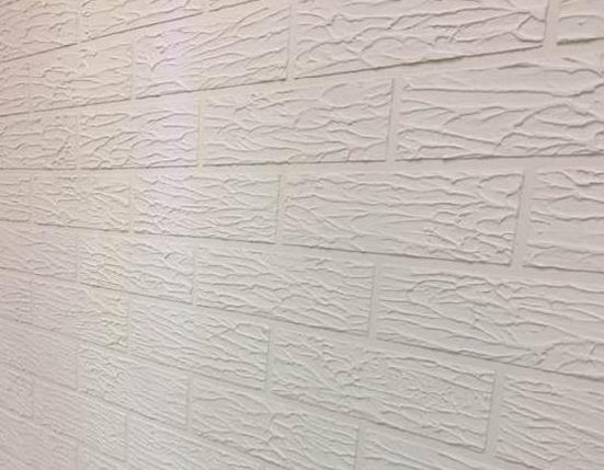 老公亲手打造的硅藻泥“墙面画家”效果，好看又环保！